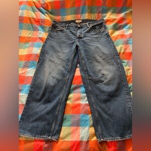 Madewell Darted Barrel Leg Jeans